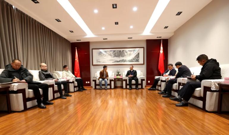 范为民会见成都菌孑生物科技有限公司董事长安小龙一行