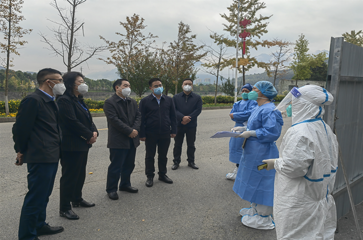 市生态环境局督导检查<font color='red'>剑阁县</font>涉疫集中隔离点环境监管工作