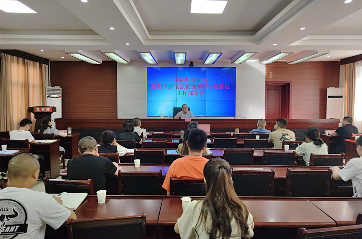 <font color='red'>剑阁县</font>审计局：专题部署投资审计依法依规履职专项整治工作