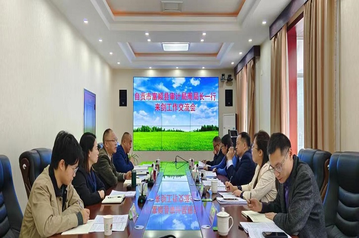 强化业务交流 共促审计事业发展 富顺县、<font color='red'>剑阁县</font>审计局开展工作交流会