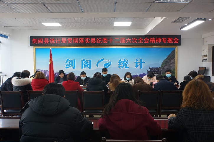 <font color='red'>剑阁县</font>统计局：收心静气，及早谋划各项工作