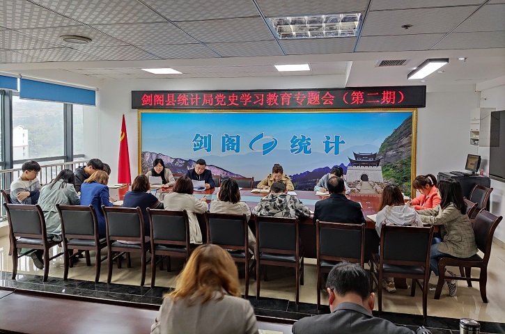 <font color='red'>剑阁县</font>统计局学党史悟思想