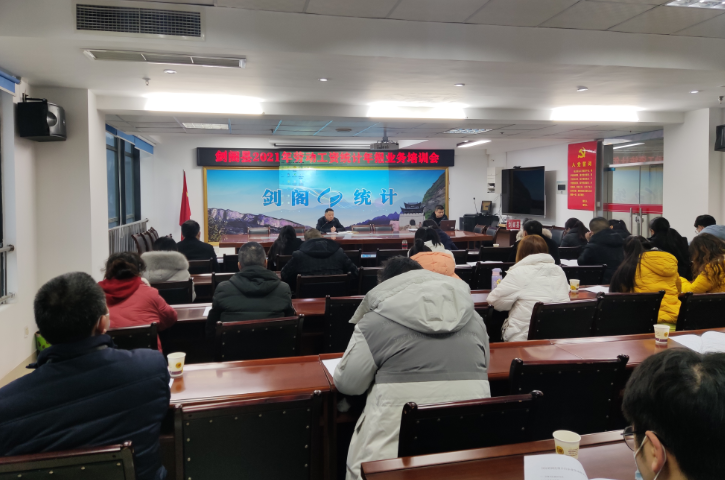 <font color='red'>剑阁县</font>统计局召开2021年劳动工资统计年报业务培训会