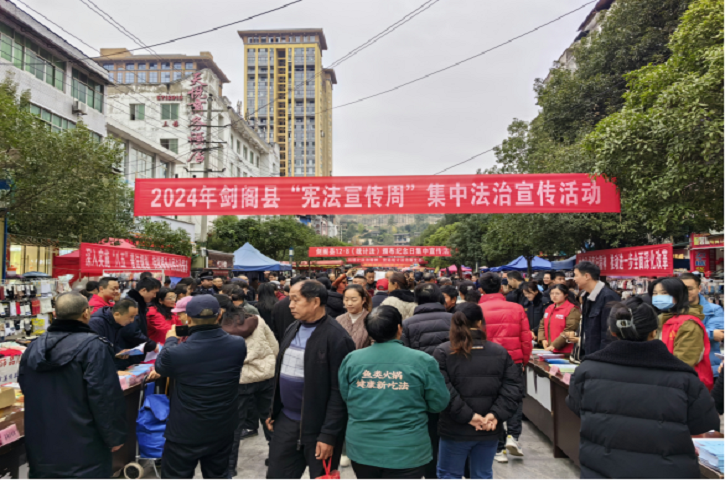 <font color='red'>剑阁县</font>应急管理局开展2024年“宪法宣传周”集中法治宣传活动