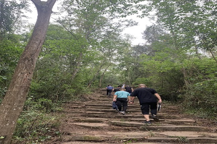 <font color='red'>剑阁县</font>行政审批局机关支部开展“庆祝建党102周年”徒步大赛主题党日活动